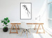 Wall Poster Black splatter - black and white minimalist composition with splashes 115112 additionalThumb 12