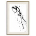 Wall Poster Black splatter - black and white minimalist composition with splashes 115112 additionalThumb 19