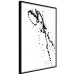 Wall Poster Black splatter - black and white minimalist composition with splashes 115112 additionalThumb 10