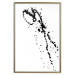Wall Poster Black splatter - black and white minimalist composition with splashes 115112 additionalThumb 20