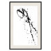 Wall Poster Black splatter - black and white minimalist composition with splashes 115112 additionalThumb 18