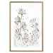 Wall Poster Curved Branches - delicate leaves on a background with muted colors 116412 additionalThumb 14