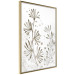 Wall Poster Curved Branches - delicate leaves on a background with muted colors 116412 additionalThumb 12