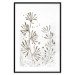 Wall Poster Curved Branches - delicate leaves on a background with muted colors 116412 additionalThumb 15