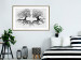 Wall Poster Kiss of the Wind - black and white romantic abstraction with trees 117012 additionalThumb 13