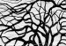 Wall Poster Kiss of the Wind - black and white romantic abstraction with trees 117012 additionalThumb 10