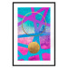 Poster Obstacle Course - colorful geometric abstraction with golden accents 117912 additionalThumb 17