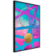 Poster Obstacle Course - colorful geometric abstraction with golden accents 117912 additionalThumb 10