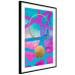 Poster Obstacle Course - colorful geometric abstraction with golden accents 117912 additionalThumb 13