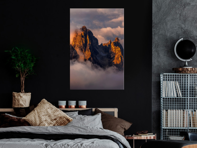 Canvas Print Mountains in the Clouds (1 Part) Vertical 118012 additionalImage 3