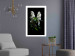 Poster Lilacs at Night - composition of spring white flowers amidst deep black 121912 additionalThumb 5