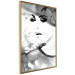 Wall Poster Elegant Infatuation - black and white portrait of a woman in watercolor motif 123412 additionalThumb 14