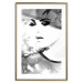 Wall Poster Elegant Infatuation - black and white portrait of a woman in watercolor motif 123412 additionalThumb 20