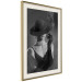 Poster Black Elegance - elegant black and white portrait of woman with cigarette 123612 additionalThumb 2