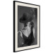 Poster Black Elegance - elegant black and white portrait of woman with cigarette 123612 additionalThumb 3
