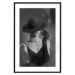 Poster Black Elegance - elegant black and white portrait of woman with cigarette 123612 additionalThumb 17