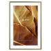 Wall Poster Brown Leaf - stylish English text on background of golden leaves 123812 additionalThumb 14