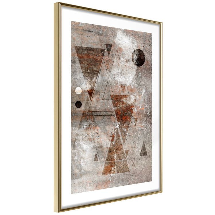 Wall Poster Horoscope - concrete texture with abstract geometric figures 125412 additionalImage 6