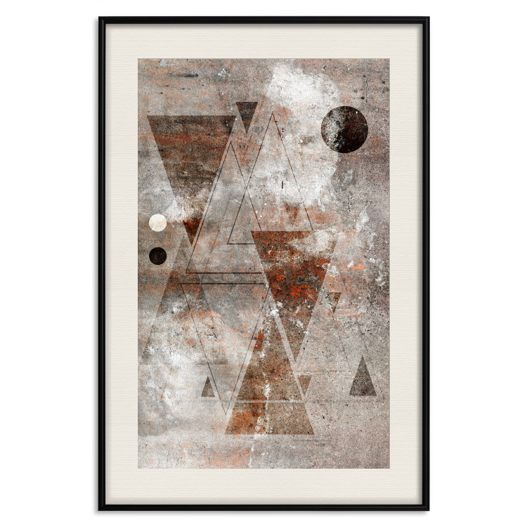 Wall Poster Horoscope - concrete texture with abstract geometric figures 125412 additionalImage 18