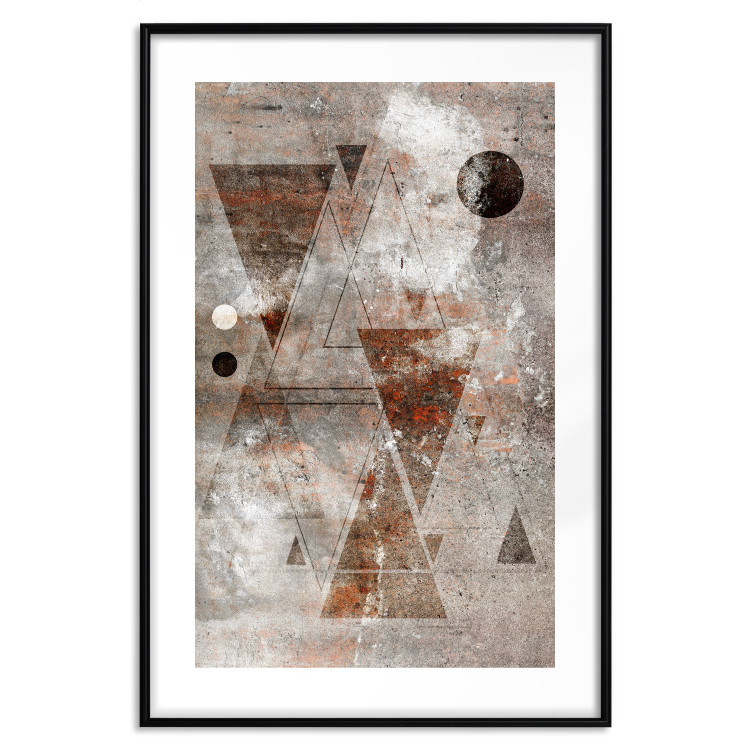 Wall Poster Horoscope - concrete texture with abstract geometric figures 125412 additionalImage 15