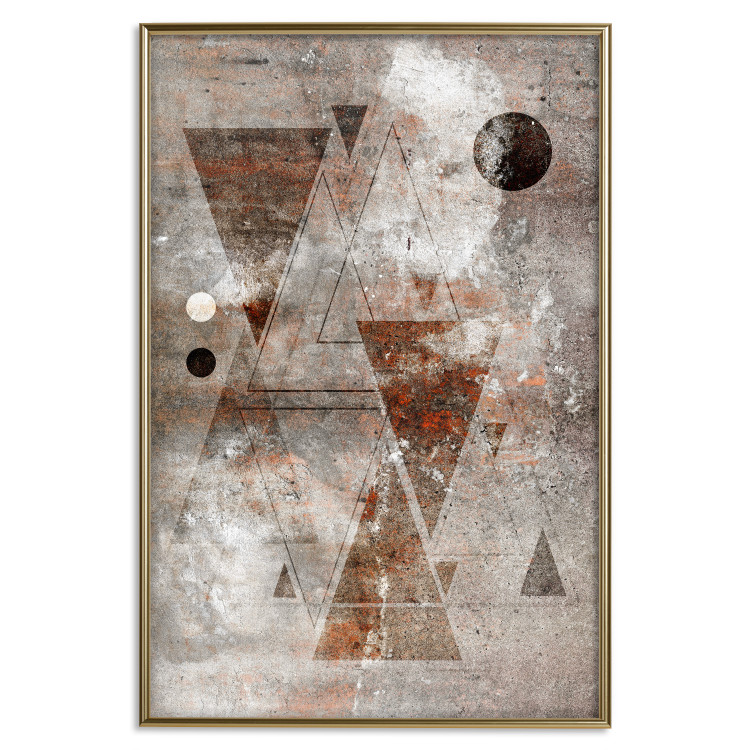 Wall Poster Horoscope - concrete texture with abstract geometric figures 125412 additionalImage 20