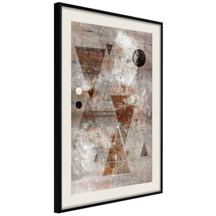 Wall Poster Horoscope - concrete texture with abstract geometric figures 125412 additionalImage 3
