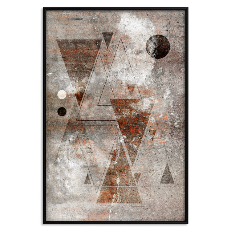 Wall Poster Horoscope - concrete texture with abstract geometric figures 125412 additionalImage 18