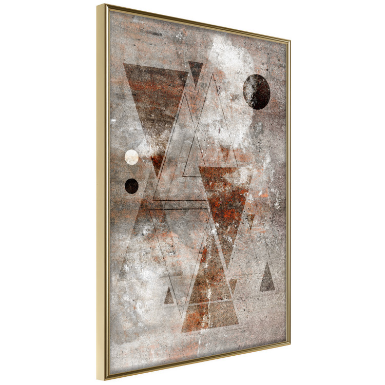 Wall Poster Horoscope - concrete texture with abstract geometric figures 125412 additionalImage 12