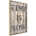 Poster Retro: Time Is Now - English text on a background of retro-style boards 125712 additionalThumb 12
