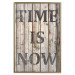 Poster Retro: Time Is Now - English text on a background of retro-style boards 125712 additionalThumb 16