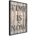 Poster Retro: Time Is Now - English text on a background of retro-style boards 125712 additionalThumb 10