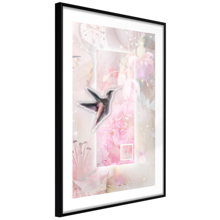 Poster Spring is Coming - abstract animal composition against flowers 126212 additionalImage 3