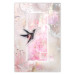 Poster Spring is Coming - abstract animal composition against flowers 126212