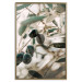 Wall Poster Olive Orchard - trees with leaves and black fruits on light background 129712 additionalThumb 21