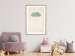 Poster Candy Rain - abstract green cloud with red rain 129912 additionalThumb 13