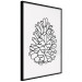 Wall Poster Open Cone - black line art of a cone on a solid gray background 130812 additionalThumb 13