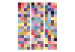 Room Divider Full Spectrum (3-piece) - geometric background with colorful pixels 132712 additionalThumb 3