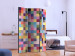 Room Divider Full Spectrum (3-piece) - geometric background with colorful pixels 132712 additionalThumb 2
