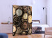 Room Divider Old Clocks (3-piece) - numbers and hands on retro dials 132812 additionalThumb 2