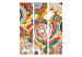 Room Divider Screen Moroccan Mosaic (3-piece) - ethnic pattern with colorful stones 132912 additionalThumb 3