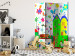 Room Separator Happy Farm - colorful house architecture with flowers and animals 133712 additionalThumb 4
