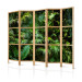 Room Separator Sunny Jungle II (5-piece) - green leaves of wild plants 134312 additionalThumb 5