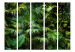 Room Separator Sunny Jungle II (5-piece) - green leaves of wild plants 134312 additionalThumb 3