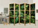 Room Separator Sunny Jungle II (5-piece) - green leaves of wild plants 134312 additionalThumb 6