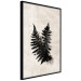 Poster Fern Trace - dark plant composition on a beige textured background 134512 additionalThumb 13