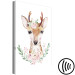 Canvas Print Deer with flowers - a colorful illustration with a pet for children 135712 additionalThumb 6