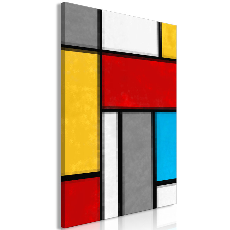 Canvas Print Mondriana composition - geometric pattern inspired by abstraction 135812 additionalImage 2