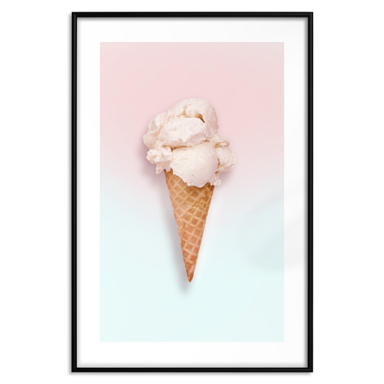 Wall Poster Sweet Treats - summer composition with ice cream cone on a colorful background 135912 additionalImage 14