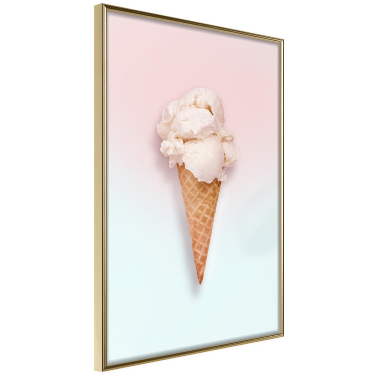 Wall Poster Sweet Treats - summer composition with ice cream cone on a colorful background 135912 additionalImage 10
