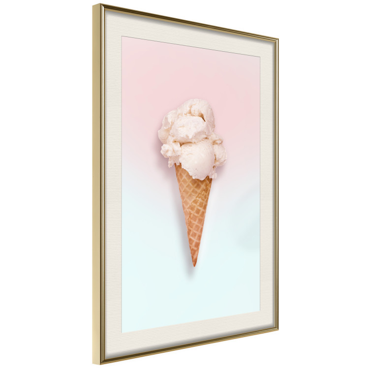 Wall Poster Sweet Treats - summer composition with ice cream cone on a colorful background 135912 additionalImage 3